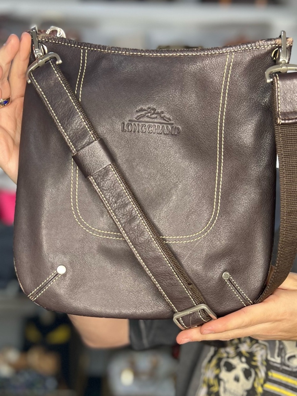 Longchamp Leather Crossbody
